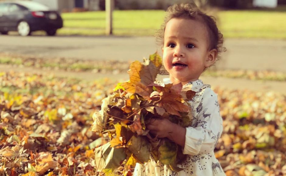 John Legend shared a photo of his adorable daughter Luna on Thanksgiving. Legend and his wife Chrissy Teigen are expecting their second child. Image courtesy: Instagram/johnlegend John Legend shared a photo of his adorable daughter Luna on Thanksgiving. Legend and his wife Chrissy Teigen are expecting their second child. Image courtesy: Instagram/johnlegend