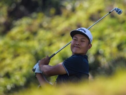 For China's 17-year-old golf sensation Lin Yuxin, it's homework before US Masters For China's 17-year-old golf sensation Lin Yuxin, it's homework before US Masters