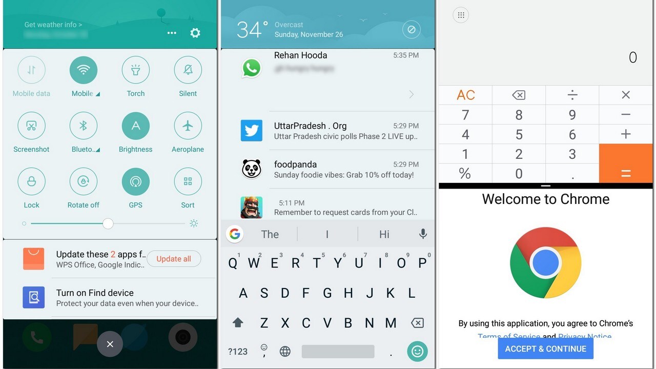 MIUI 9 now features an app drawer which does remind us a lot about the one on Oxygen OS.