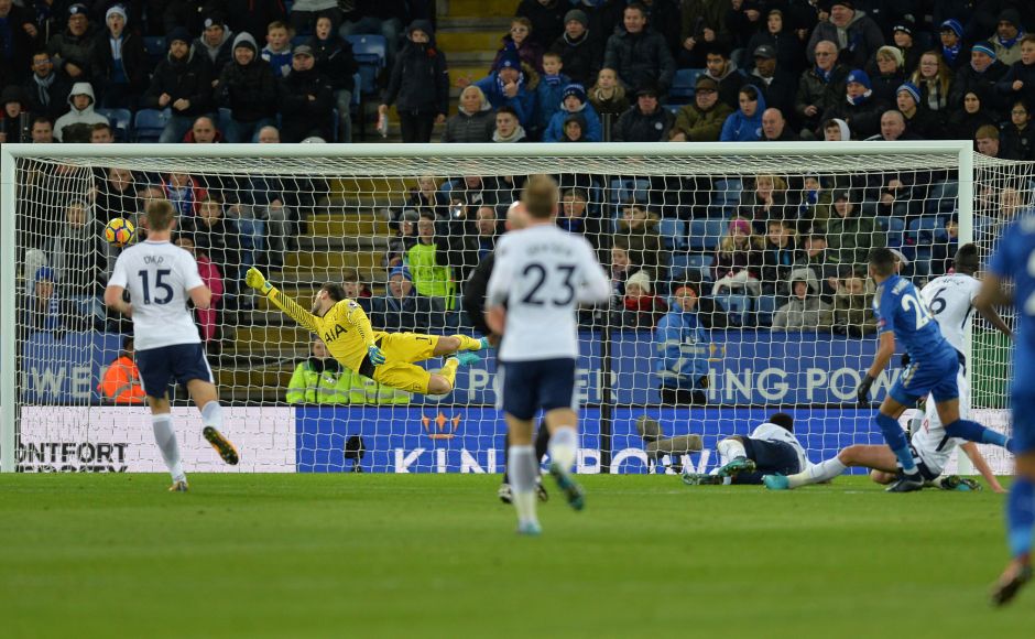 Riyad Mahrez doubled the Foxes' advantage with a superb left-footed curler. Reuters Riyad Mahrez doubled the Foxes' advantage with a superb left-footed curler. Reuters