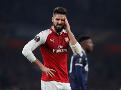 Premier League: Arsenal striker Olivier Giroud to miss clash against Tottenham Hotspur due to thigh injury Premier League: Arsenal striker Olivier Giroud to miss clash against Tottenham Hotspur due to thigh injury