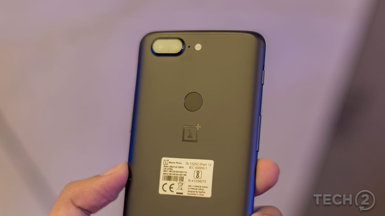 The fingerprint sensor moves to the rear of the device. Image: Tech2/Rehan Hooda