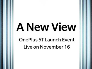 The invite for the OnePlus 5T launch event