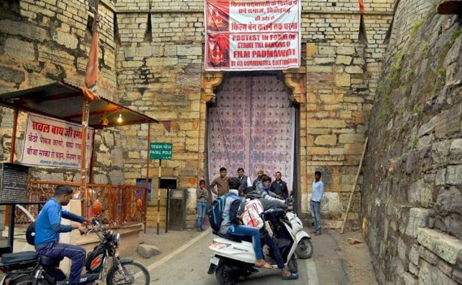 The Rajput community has been protesting against the film's release alleging that the film distorts reality and is also against the pride of the community. PTI The Rajput community has been protesting against the film's release alleging that the film distorts reality and is also against the pride of the community. PTI
