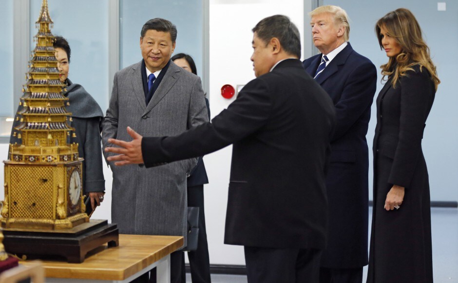 Donald Trump and his wife Melania in the Chinese capital took a tour of the Forbidden City, the historic palace that housed Chinese emperors and their families for almost 500 years. AP Donald Trump receives elaborate welcome on first visit to China, holds talks with Xi Jinping