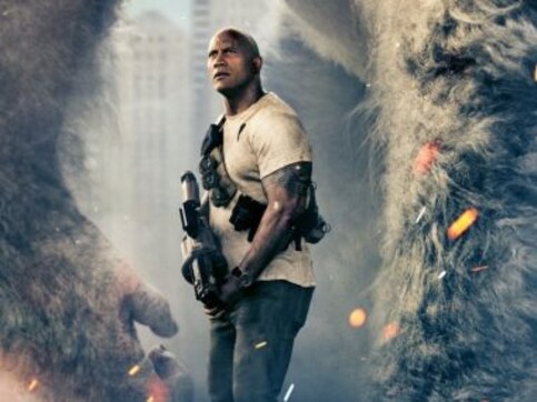 Rampage trailer: Dwayne Johnson fights gigantic beasts in '80s arcade game adaptation Rampage trailer: Dwayne Johnson fights gigantic beasts in '80s arcade game adaptation