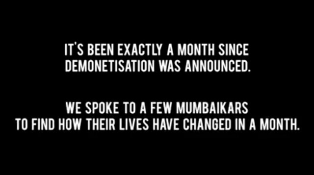 30 days of demonetisation: How Mumbaikars rate the move 30 days of demonetisation: How Mumbaikars rate the move