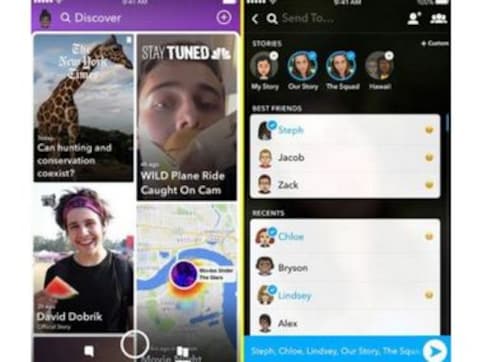 Snapchat to undergo a new redesign separating your friends posts from digital content publishers Snapchat to undergo a new redesign separating your friends posts from digital content publishers