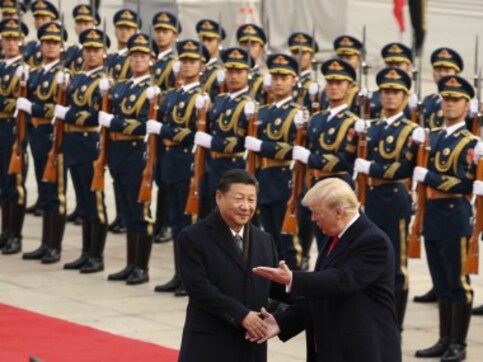 Doanld Trump holds talks with Chinese president Xi Jinping over trade deficit, North Korea's nuclear programme Doanld Trump holds talks with Chinese president Xi Jinping over trade deficit, North Korea's nuclear programme