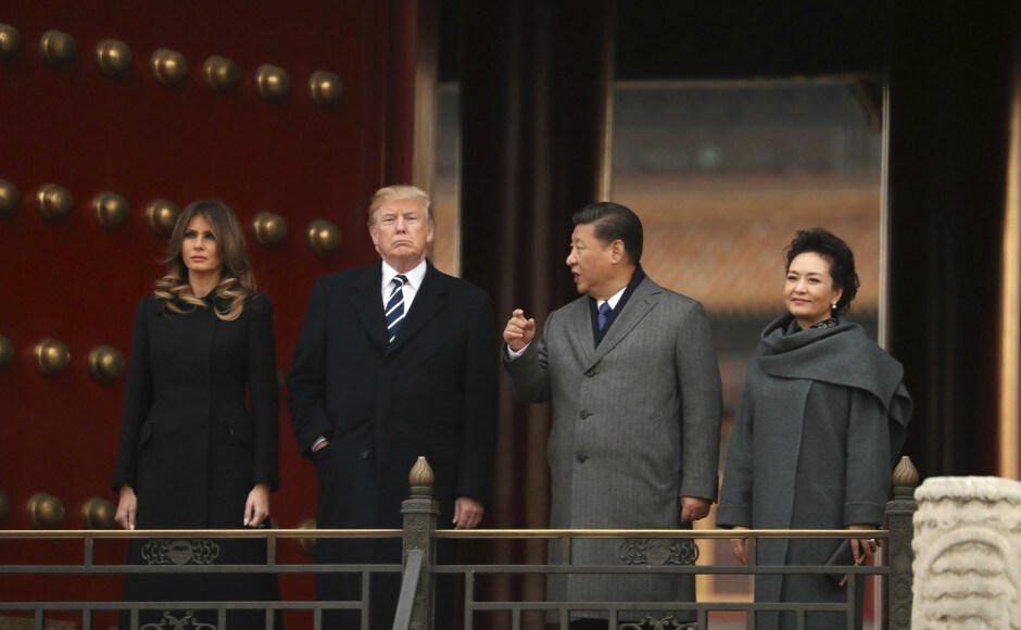 Donald Trump has become the first US president to receive an honor to have an official dinner inside the Forbidden City - the privilege not granted to any US President since the founding of the People's Republic of China. AP Donald Trump receives elaborate welcome on first visit to China, holds talks with Xi Jinping