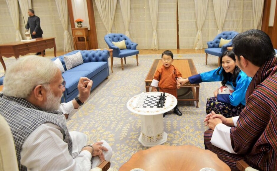 President Kovind has also extended an invitation to Jigme Khesar Namgyel Wangchuck to pay a state visit to India in 2018 which marks the golden jubilee of India-Bhutan diplomatic ties. Twitter @narendramodi Narendra Modi meets Bhutan king, family in India; thankful for Thimphu's help in resolving Doka La issue