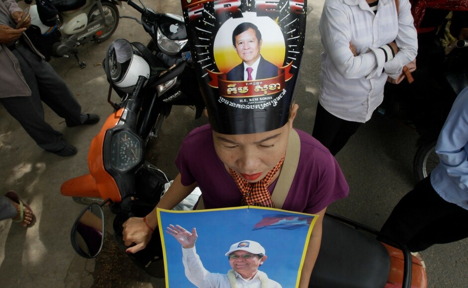 The verdict, which was widely expected, comes amid a growing push by the administration of Prime Minister Hun Sen to neutralise political opponents and silence critics ahead of elections due in July 2018. AP The verdict, which was widely expected, comes amid a growing push by the administration of Prime Minister Hun Sen to neutralise political opponents and silence critics ahead of elections due in July 2018. AP