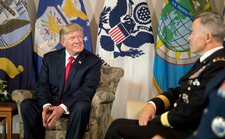 The trip began just days after Trump's former campaign manager Paul Manafort was indicted in the investigation into Russian meddling in the 2016 presidential election. AP US president Donald Trump visits Hawaii before setting out on 12-day five-nation Asia tour