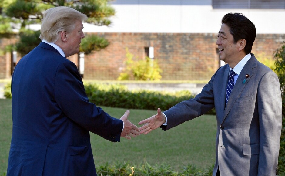 Commenting on what could be expected from the Japan trip, Trump told reporters aboard Air Force One during his flight from Hawaii,"It's going to be very positive and very historic." AP Donald Trump, first lady Melania arrive in Japan; North Korea to be on top agenda in talks with Shinzo Abe