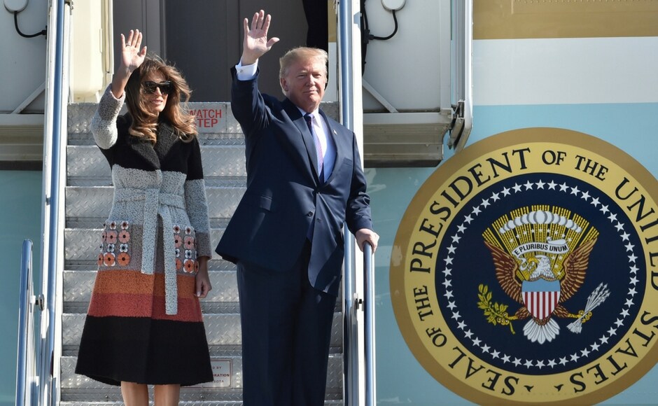 During the trip, Trump is expected to exhort allies and rivals to set up efforts to counter the dangers posed by North Korea's nuclear threats. AP Donald Trump, first lady Melania arrive in Japan; North Korea to be on top agenda in talks with Shinzo Abe