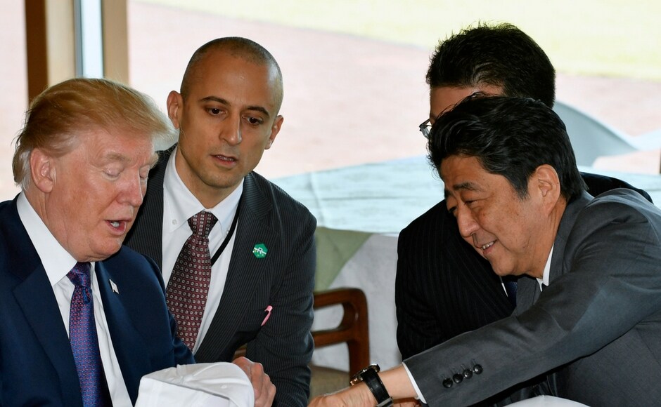 Trump during his 12-day five-nation trip will urge his hosts to squeeze North Korea by stopping trading with the North and sending home North Korean citizens working abroad. AP Donald Trump, first lady Melania arrive in Japan; North Korea to be on top agenda in talks with Shinzo Abe