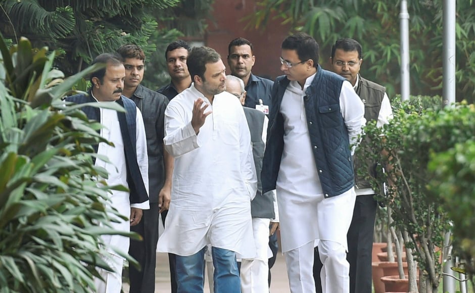 Interacting with members of the Unorganised Workers' Congress, Rahul Gandhi urged them to participate in the fight for the rights of the unorganised workers. Interacting with members of the Unorganised Workers' Congress, Rahul Gandhi urged them to participate in the fight for the rights of the unorganised workers.