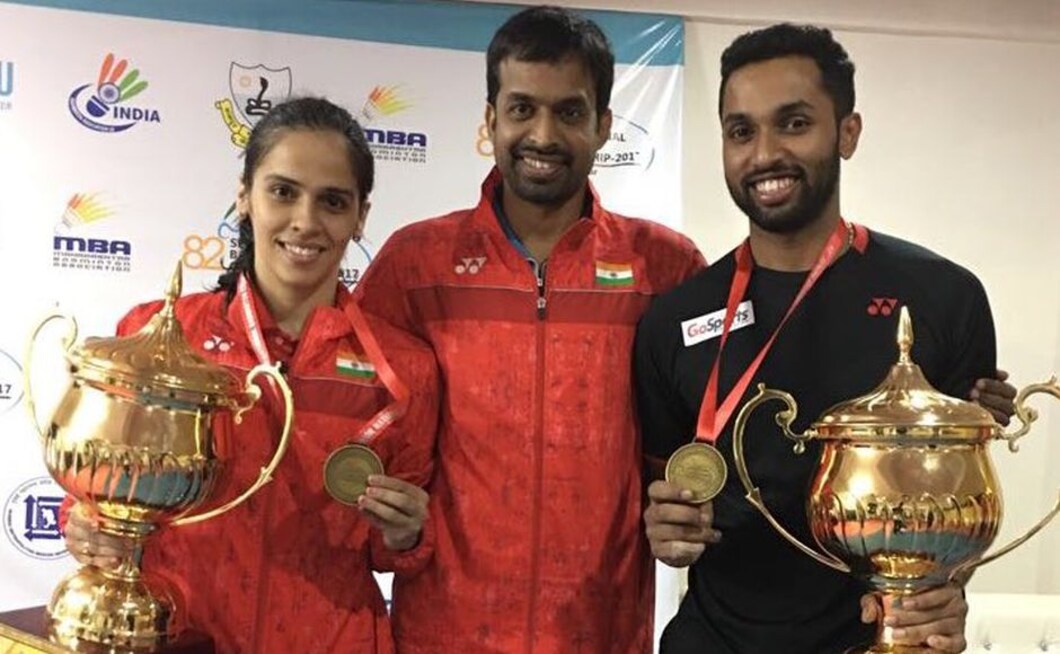 Saina Nehwal emerged victorious in straight games — the 21-17, 27-25 scoreline not doing full justice to how difficult the vicotyr was. Image courtesy: Twitter/@NSaina Saina Nehwal emerged victorious in straight games — the 21-17, 27-25 scoreline not doing full justice to how difficult the vicotyr was. Image courtesy: Twitter/@NSaina