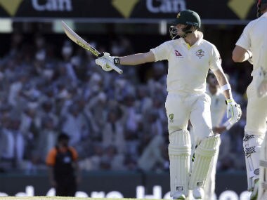 Ashes 2017-18: Steve Smith drags Australia back from brink on a see-sawing Day 2 in Brisbane Test