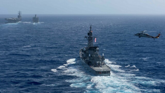 India conveys concern after US Navy announces its freedom of navigation ops in Indian EEZ without consent India conveys concern after US Navy announces its freedom of navigation ops in Indian EEZ without consent