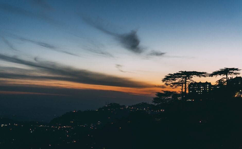 Shimla: Painted skies and twilight toast. Photograph by Harsh Pareek Shimla: Painted skies and twilight toast. Photograph by Harsh Pareek