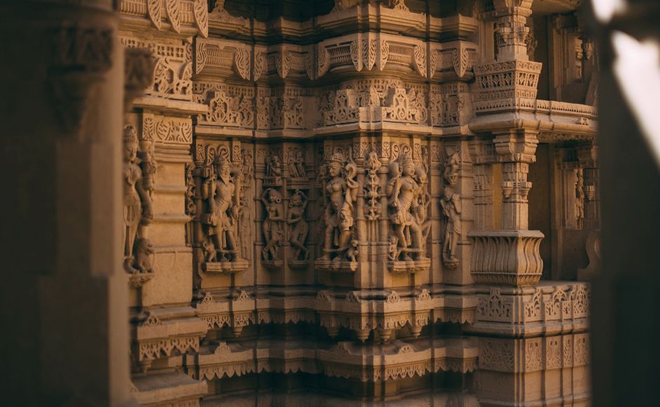 Centuries of labour and devotion. Shoes and all other leather articles to be lest outside. Photograph by Harsh Pareek Jaisalmer's majestic havelis and regal temples: A glimpse of the Golden City