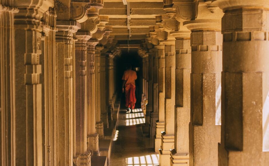 The vanishing point of devotion. Photograph by Harsh Pareek Jaisalmer's majestic havelis and regal temples: A glimpse of the Golden City