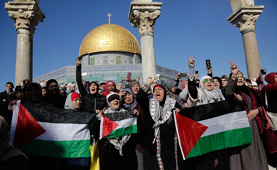 The Palestinians seek east Jerusalem, captured by Israel in 1967, as their capital. Israel claims the entire city, including East Jerusalem, home to sensitive Jewish, Muslim and Christian holy sites, as its undivided capital. The opposing claims lie at the heart of the Israeli-Palestinian conflict and have often spilled over into deadly violence. AP The Palestinians seek east Jerusalem, captured by Israel in 1967, as their capital. Israel claims the entire city, including East Jerusalem, home to sensitive Jewish, Muslim and Christian holy sites, as its undivided capital. The opposing claims lie at the heart of the Israeli-Palestinian conflict and have often spilled over into deadly violence. AP