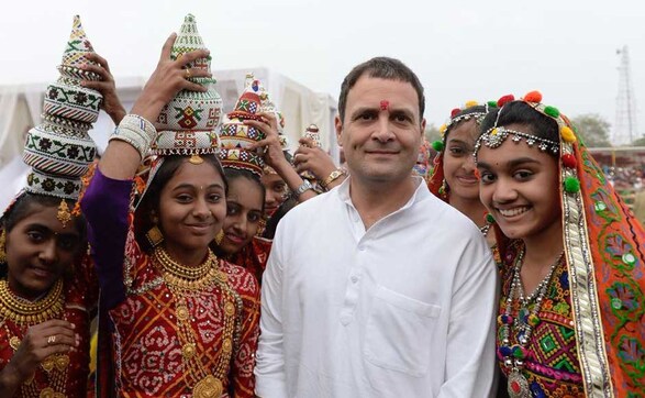 Rahul Gandhi postpones three out of four election rallies in Gujarat due to Cyclone Ockhi Rahul Gandhi postpones three out of four election rallies in Gujarat due to Cyclone Ockhi