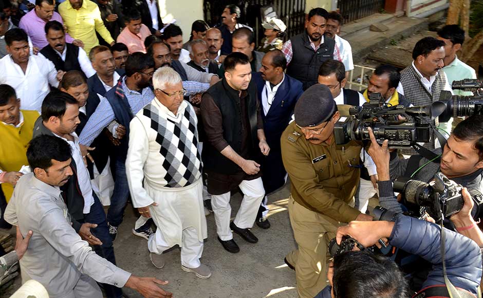 Besides Lalu, the court convicted political leaders Jagdish Sharma and RK Rana, IAS officers Beck Julius, Phoolchand Singh and Mahesh Prasad, and government officials Krishna Kumar and Subir Bhattacharya. The others are suppliers/transporters Tripurari Mohan Prasad, Sushil Kumar Sinha, Sunil Kumar Sinha, Raja Ram Joshi, Gopinath Das, Sanjay Agarwal, Jyoti Kumar Jha and Sunil Gandhi. AP Fodder scam case: Lalu Prasad, 15 others convicted; quantum of sentence to be pronounced on 3 January