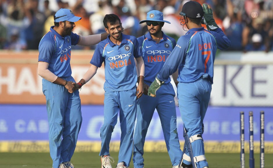 After losing Tharanga, Sri Lanka completely lost the plot thanks to some good spin bowling from Kuldeep Yadav and Yuzvendra Chahal. The visitors were bundle out for 215, with Kuldeep and Chahal taking three wickets each. After losing Tharanga, Sri Lanka completely lost the plot thanks to some good spin bowling from Kuldeep Yadav and Yuzvendra Chahal. The visitors were bundle out for 215, with Kuldeep and Chahal taking three wickets each.