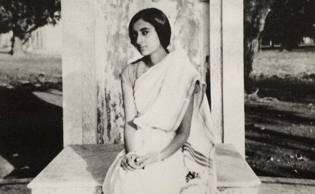 Indira Gandhi seated under the tree where Rabindranath Tagore’s father Debendranath Tagore attained enlightenment. IGMM Indira Gandhi seated under the tree where Rabindranath Tagore’s father Debendranath Tagore attained enlightenment. IGMM