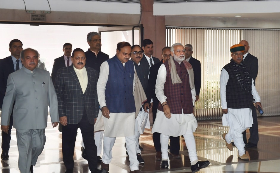 BJP parliamentary party meeting Narendra Modi calls for strengthening BJP roots for 2019 polls