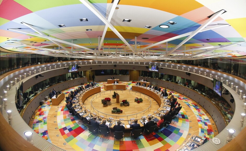 European Union leaders meeting for a two-day summit in Brussels are expected to endorse an interim deal on the terms of Britain's divorce that Prime Minister Theresa May sealed with the EU last week after months of torturous negotiations. EU President Donald Tusk warned that the second phase of Brexit talks will be the "real test of our unity". AP European Union leaders meeting for a two-day summit in Brussels are expected to endorse an interim deal on the terms of Britain's divorce that Prime Minister Theresa May sealed with the EU last week after months of torturous negotiations. EU President Donald Tusk warned that the second phase of Brexit talks will be the "real test of our unity". AP