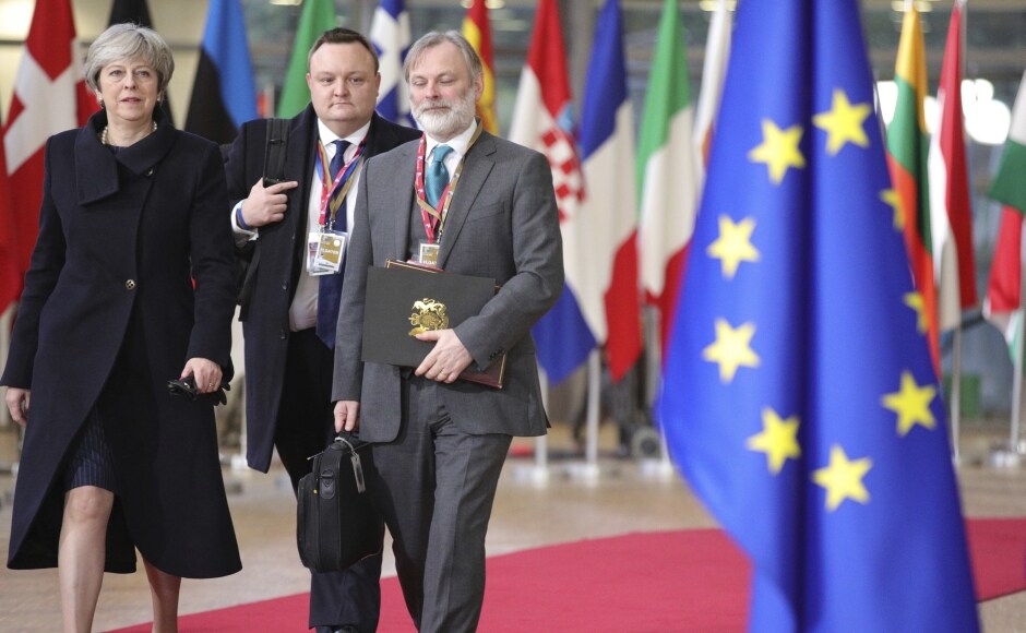 May has told leaders that she is committed "to delivering a smooth and orderly exit from the European Union." A senior British government official told reporters that May had told them over dinner Thursday that she wants to move onto the next phase of negotiations "with ambition and creativity." AP May has told leaders that she is committed "to delivering a smooth and orderly exit from the European Union." A senior British government official told reporters that May had told them over dinner Thursday that she wants to move onto the next phase of negotiations "with ambition and creativity." AP
