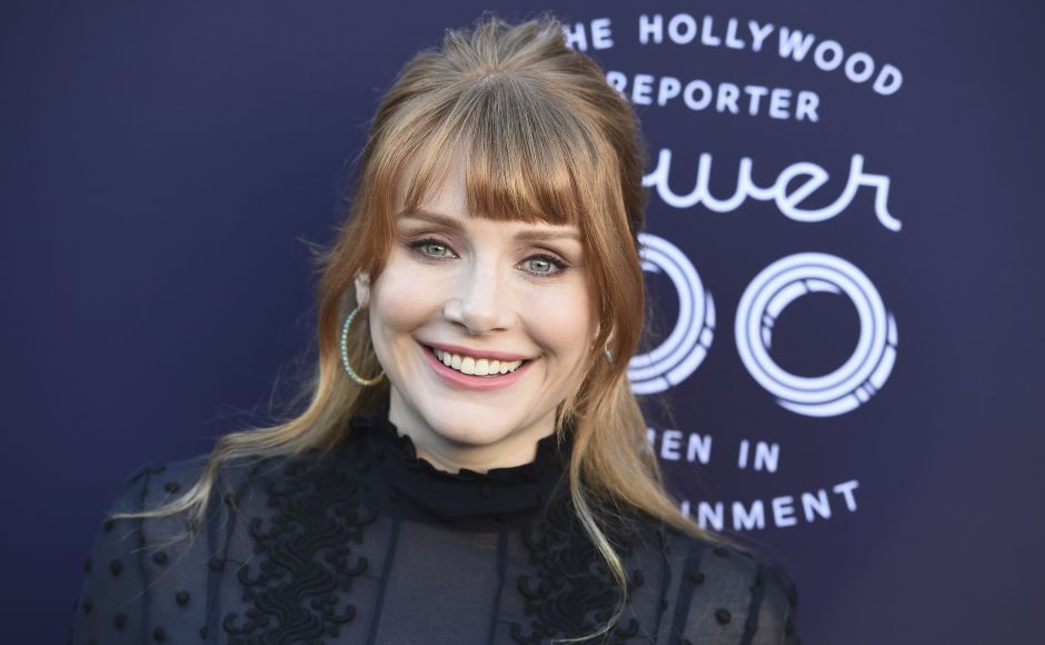Bryce Dallas Howard arrives at the Hollywood Reporter's annual Women in Entertainment breakfast. Other A-list guests included Justin Timberlake, Shonda Rhimes and Glenn Close. AP Bryce Dallas Howard arrives at the Hollywood Reporter's annual Women in Entertainment breakfast. Other A-list guests included Justin Timberlake, Shonda Rhimes and Glenn Close. AP