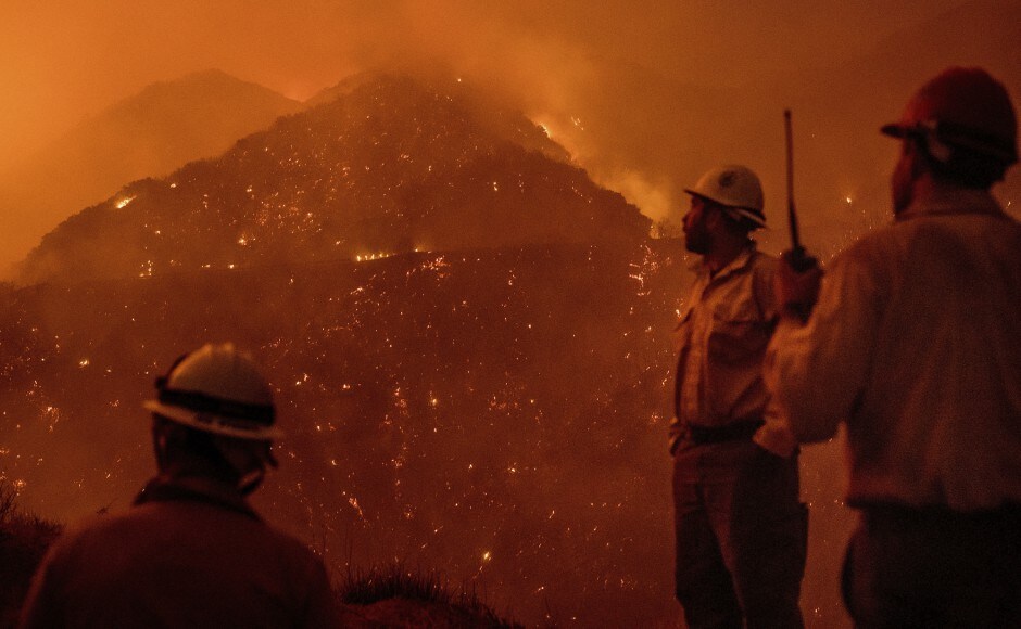 Fires have taken people by surprise over a large swath of Southern California since the biggest fire broke out Monday evening in Ventura County, where the only death attributed to the fires, so far, involved a 70-year-old woman who was found dead in a wrecked car on a designated evacuation route in the small city of Santa Paula. AP Fires have taken people by surprise over a large swath of Southern California since the biggest fire broke out Monday evening in Ventura County, where the only death attributed to the fires, so far, involved a 70-year-old woman who was found dead in a wrecked car on a designated evacuation route in the small city of Santa Paula. AP