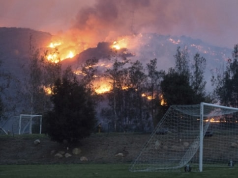 Latest California wildfire close to becoming third largest ever in state with threat of resurgence Latest California wildfire close to becoming third largest ever in state with threat of resurgence