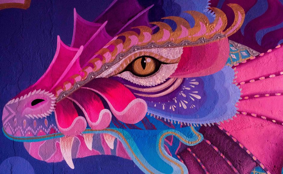 A mural by the Mexican street artists Curiot and Romina Vasquez. St+art India Foundation/Akshat Nauriyal Mumbai's 142-year-old Sassoon Docks gets a street art makeover courtesy St+Art India
