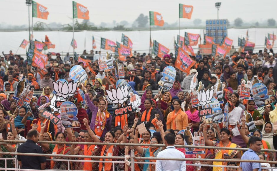 Modi invoked Babasaheb Ambedkar in his speech. "I paid tributes to him in Parliament on Wednesday morning, before coming to Gujarat," he said. Twitter/@narendramodi Narendra Modi invokes Babasaheb Ambedkar while campaigning in Gujarat, flays Congress over Ayodhya dispute