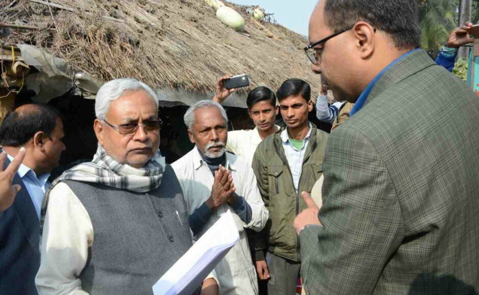 Lalu Prasad Yadav had attacked Kumar over his ongoing yatra, saying it was a "scam" wherein crores of rupees from the public exchequer was being splurged on an image-building exercise. Image courtesy: Twitter/@NitishKumar Lalu Prasad Yadav had attacked Kumar over his ongoing yatra, saying it was a "scam" wherein crores of rupees from the public exchequer was being splurged on an image-building exercise. Image courtesy: Twitter/@NitishKumar