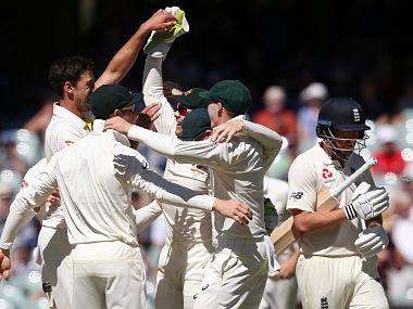 Ashes 2017: Australia's Mitchell Starc bags five as England succumb to 120-run loss in Adelaide Test