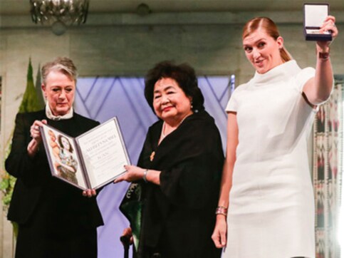 Nobel Peace Prize winners ICAN warn mankind's destruction through nuclear war just one 'impulsive tantrum away' Nobel Peace Prize winners ICAN warn mankind's destruction through nuclear war just one 'impulsive tantrum away'