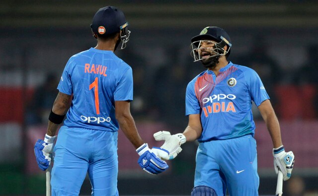 Besides from the star Rohit Sharma, opening partner KL Rahul continued to display a good show with a stunning 89 at the start of the Indian innings. AP Besides from the star Rohit Sharma, opening partner KL Rahul continued to display a good show with a stunning 89 at the start of the Indian innings. AP