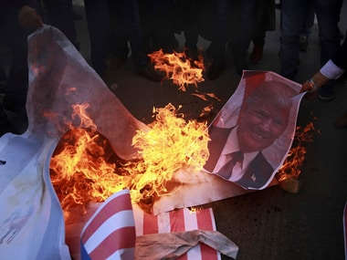 Violence erupts in West Bank after Donald Trump recognises Jerusalem as Israel’s capital; protesters in Gaza burn US flags