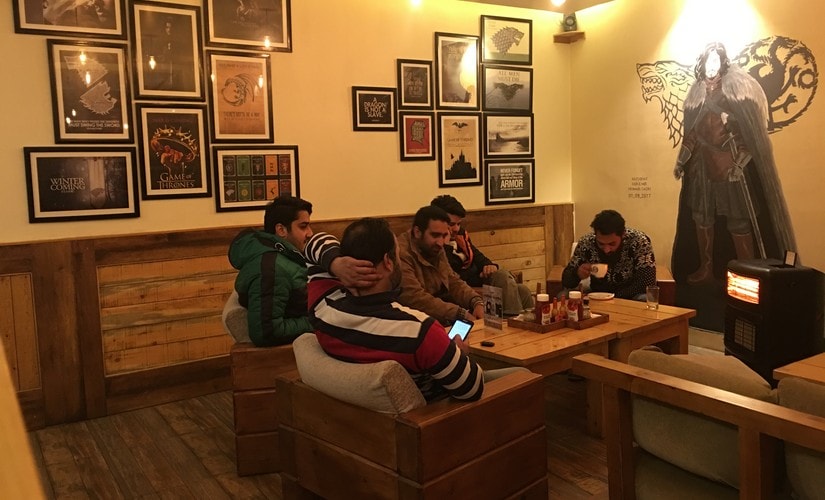 There are very few avenues of entertainment for younger generations in valley so they throng cafés. Sameer Yasir/Firstpost