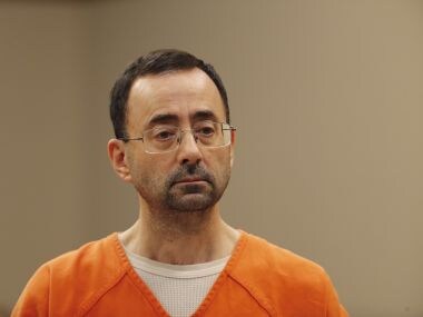 File photo of Larry Nassar. AP