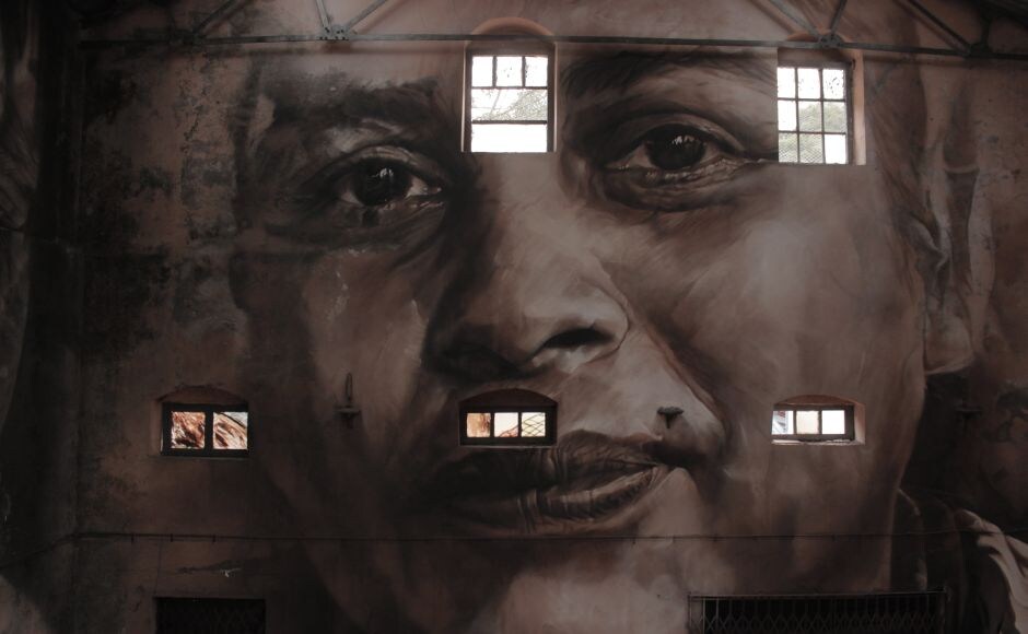 Artwork by Australian street artist Guido Van Helten Mumbai's 142-year-old Sassoon Docks gets a street art makeover courtesy St+Art India