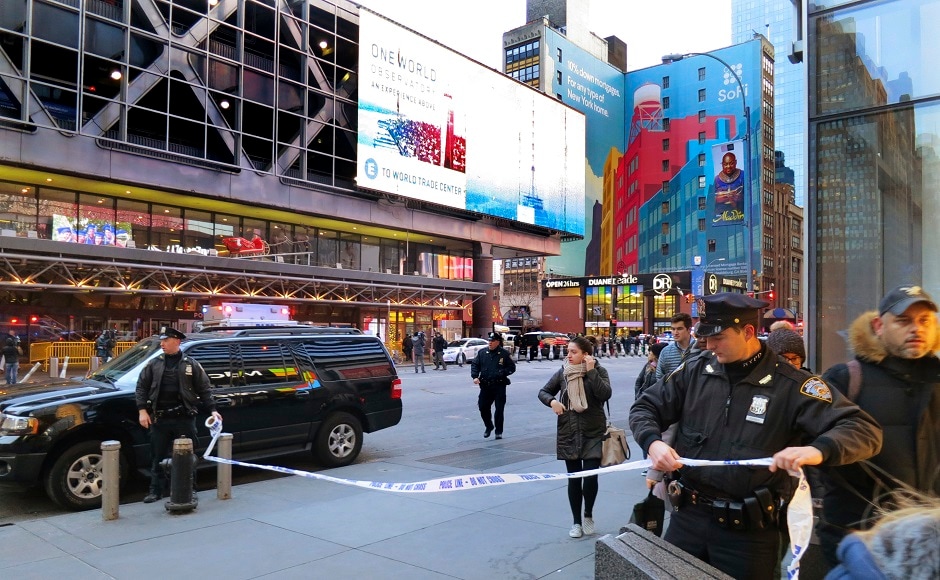 An immigrant from Bangladesh detonated a homemade pipe bomb strapped to his body in a crowded New York subway passage on Monday, injuring three people. The blast took place in the subway station at the Port Authority bus terminal, not far from the city's iconic Times Square. AP New York subway blast: Three injured after Islamic State-inspired bomber detonates pipe bomb