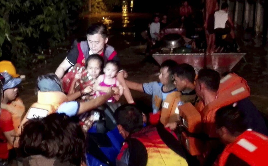 Police said 144 people remained missing while more than 40,000 had fled to evacuation camps as Tembin roared out into the South China Sea early Sunday. AP Police said 144 people remained missing while more than 40,000 had fled to evacuation camps as Tembin roared out into the South China Sea early Sunday. AP